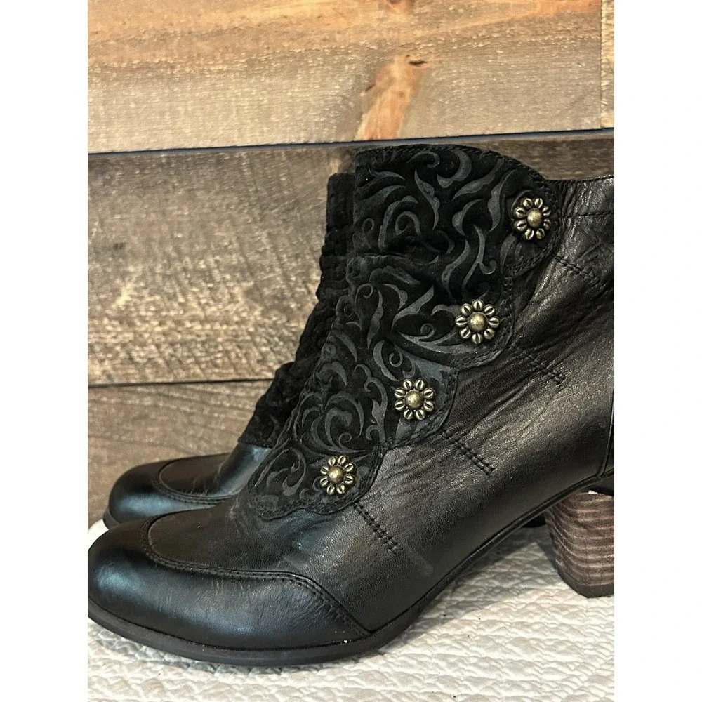 L'Artiste Women's Belgard Bootie Black Size 8.5/39‎